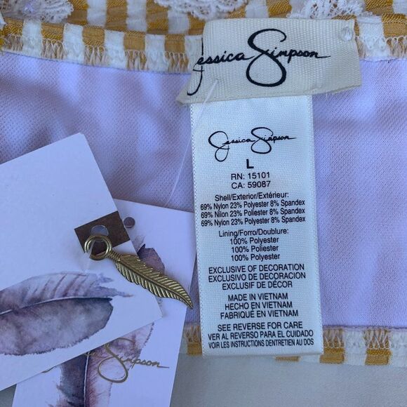 NWT Jessica Simpson Bathing Suit Top Size Large - Picture 4 of 4